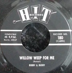 Bobby - Willow Weep For Me / Bless You Little Girl