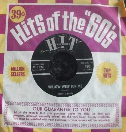 Bobby & Buddy - Willow Weep For Me / Bless You Little Girl