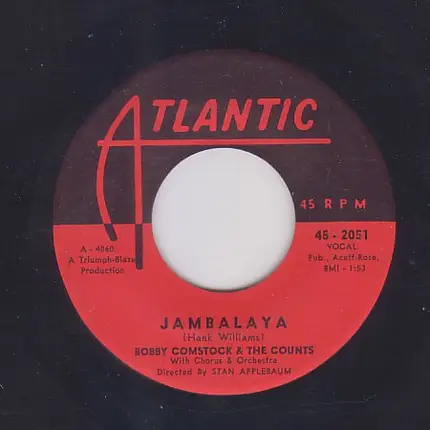 Bobby Comstock & The Counts - Jambalaya / Let's Talk It Over