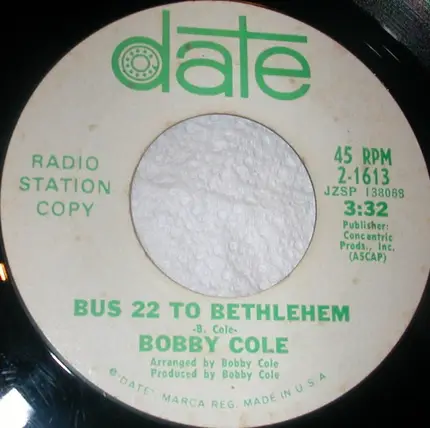 Bobby Cole - Mister Bo Jangles