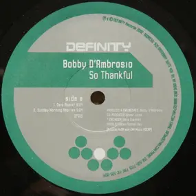 Bobby d' Ambrosio - So Thankful