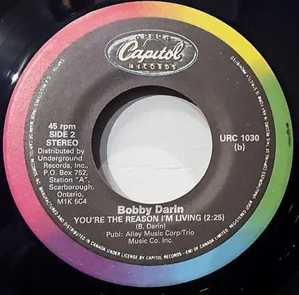 Bobby Darin - 18 Yellow Roses / You're The Reason I'm Living