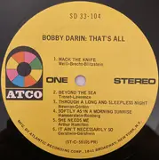 LP - Bobby Darin - That's All