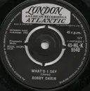 7inch Vinyl Single - Bobby Darin - What'd I Say