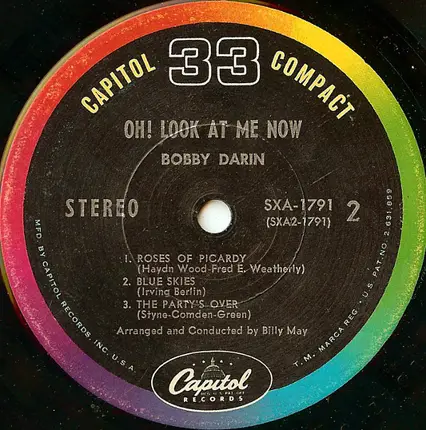 Bobby Darin - Oh! Look at Me Now