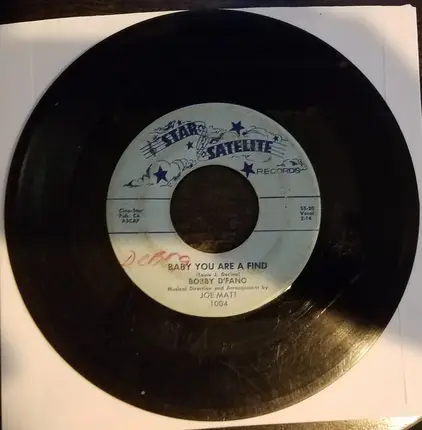 Bobby D'Fano - All of A Sudden / Baby You Are A Find