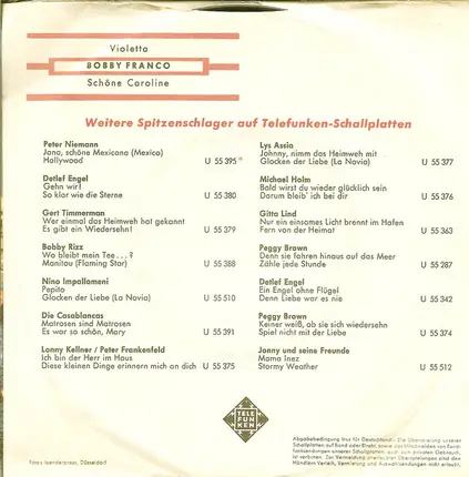 Bobby Franco - Schöne Caroline
