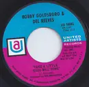 7inch Vinyl Single - Bobby Goldsboro & Del Reeves - Take A Little Good Will Home - Pink and Blue
