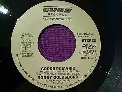 Bobby Goldsboro - Goodbye Marie