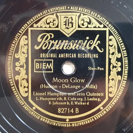 Bobby Hackett And His Orchestra / Lionel Hampton Quintet - More Than You Know / Moon Glow