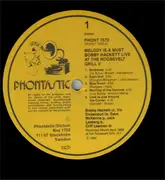 LP - Bobby Hackett - Melody Is A Must (Live At The Roosevelt Grill) Volume 2