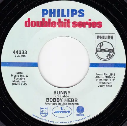 Bobby Hebb - Sunny / A Satisfied Mind
