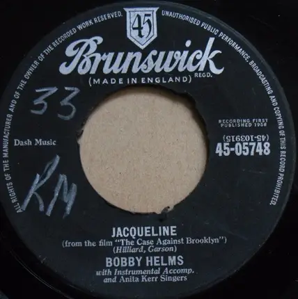 Bobby Helms - Jacqueline