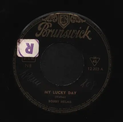 Bobby helms - My Lucky Day / Just a little lonesome