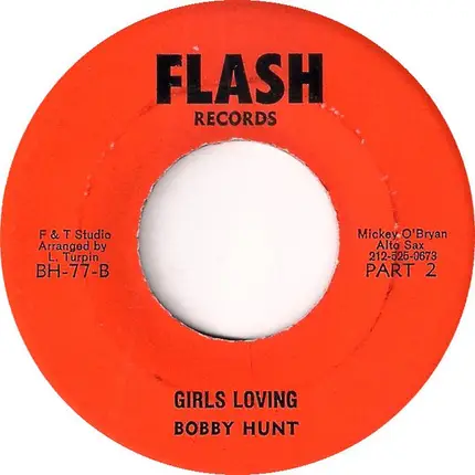 Bobby Hunt - Girls Loving