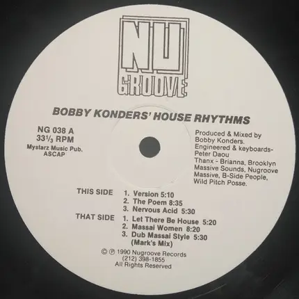 Bobby Konders - House Rhythms