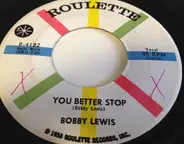 Bobby Lewis - You Better Stop