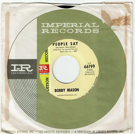 Bobby Mason - People Say / Laura