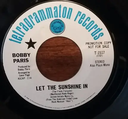 Bobby Paris - Let The Sunshine In (The Flesh Failures)