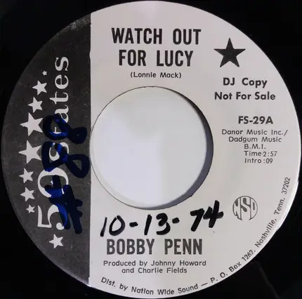 Bobby Penn - Watch Out For Lucy