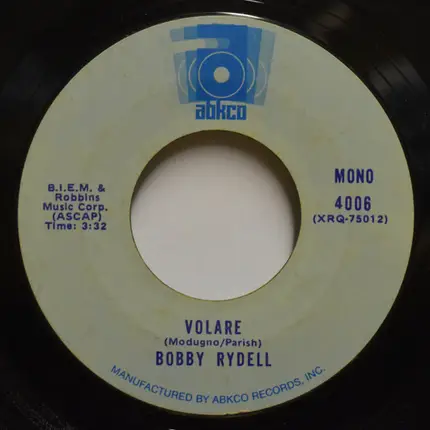 Bobby Rydell - Sway / Volare
