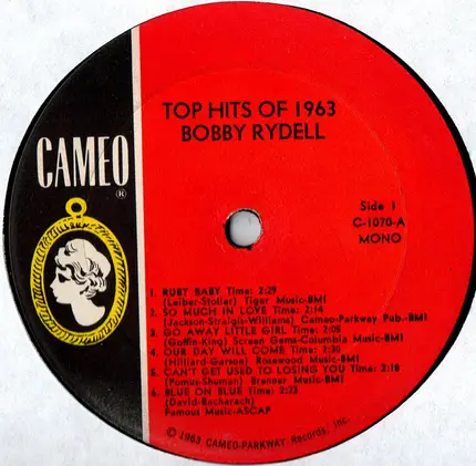 Bobby Rydell - The Top Hits Of 1963
