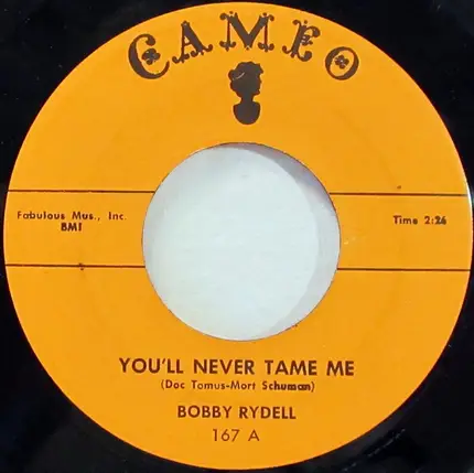 Bobby Rydell - You'll Never Tame Me