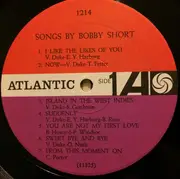 LP - Bobby Short - Songs By Bobby Short - Mono