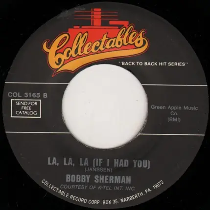 Bobby Sherman - Julie Do You Love Me / La, La, La (If I Had You)