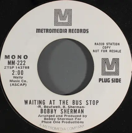 Bobby Sherman - Waiting At The Bus Stop