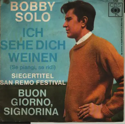 Bobby Solo - Buon Giorno, Signorina