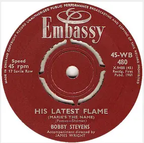 Bobby Stevens - His Latest Flame (Marie's The Name) / Big Bad John