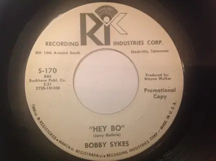 Bobby Sykes - Dime / Hey Bo