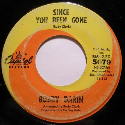 Bobby Darin - Be Mad Little Girl