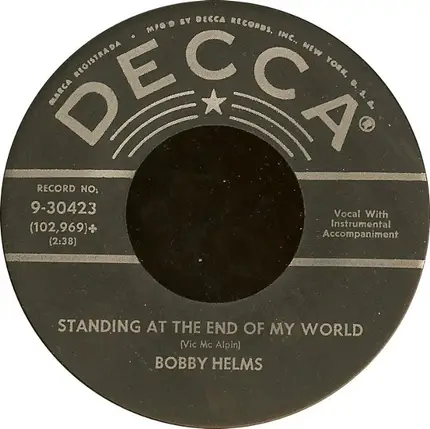 Bobby Helms - My Special Angel