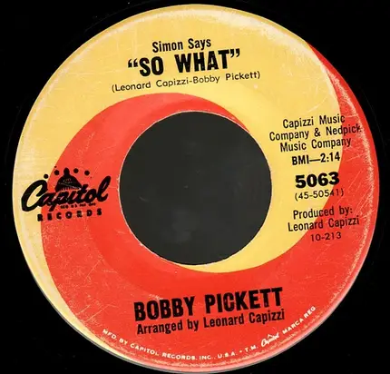 Bobby Pickett - Simon The Sensible Surfer