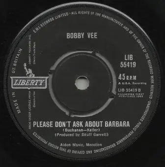 Bobby Vee - I Can't Say Goodbye