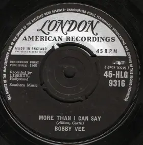 Bobby Vee - More Than I Can Say