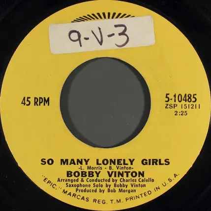 Bobby Vinton - The Days Of Sand And Shovels