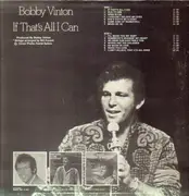 LP - Bobby Vinton - If That's All I Can