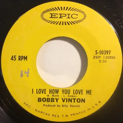 Bobby Vinton - I Love How You Love Me