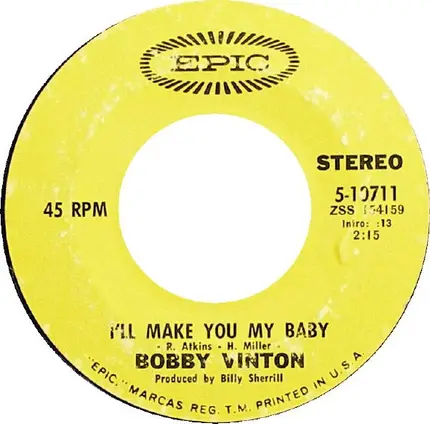 Bobby Vinton - I'll Make You My Baby