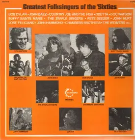 Bob Dylan - Greatest Folksingers Of The 'Sixties