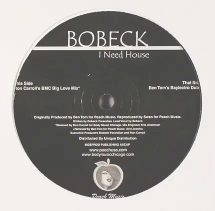 Bobeck - I NEED HOUSE