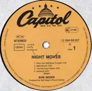 LP - Bob Seger And The Silver Bullet Band - Night Moves