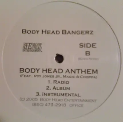 Body Head Bangerz - Don't Start It / Body Head Anthem