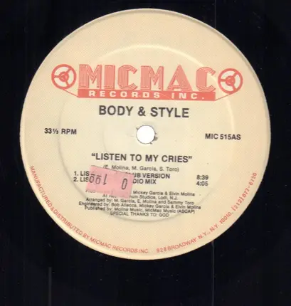 Body & Style - listen to my cries