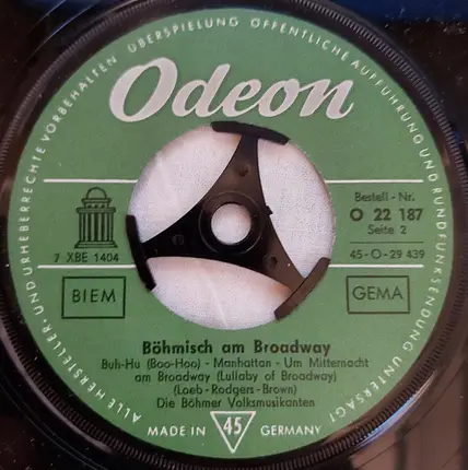 Böhmer Volksmusikanten - Böhmisch Am Broadway