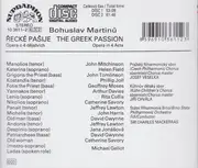 Double CD - Bohuslav Martinů , Brno State Philharmonic Orchestra , Czech Philharmonic Chorus , Sir Charles Mack - The Greek Passion (Opera In 4 Acts)