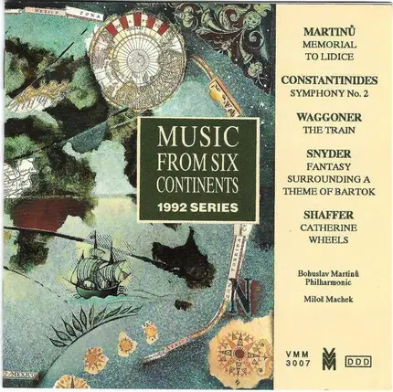 Martinů , Constantinides , Waggoner , Snyder , Sherwood Shaffer - Music From Six Continents: 1992 Series